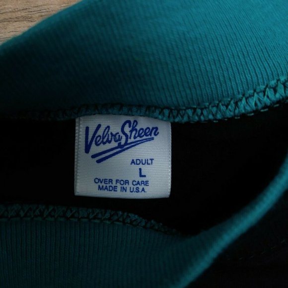 Vintage 80s Velva Sheen Mickey Mouse Georgia T-shirt Neon Men's Large (Fits M) - Picture 3 of 4